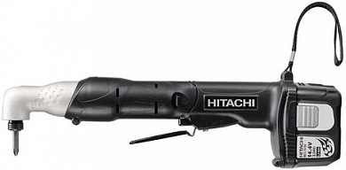 Акк.угловой ударный шуруповерт + АКБ + зарядное устройство (пластиковый кейс) 14.4B/3.0Ah  WH14DCАL -TL Hitachi