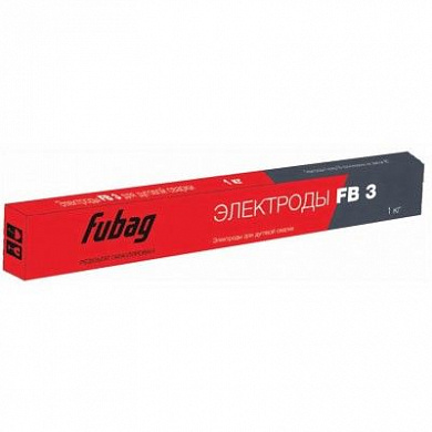 Электрод сварочный с рутиловым покрытием FB 3 D4.0 мм (пачка 0.9 кг) FUBAG