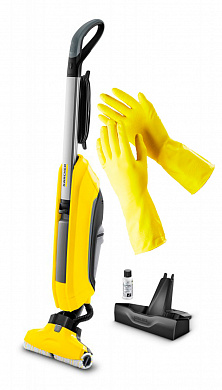 Аппарат для влажной уборки пола Karcher FC 5 + латексные хозяйственные перчатки