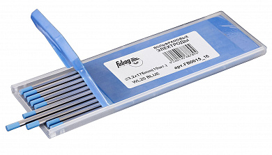 Вольфрамовые электроды D1.6x175мм (blue) WL20 (10 шт.) FUBAG
